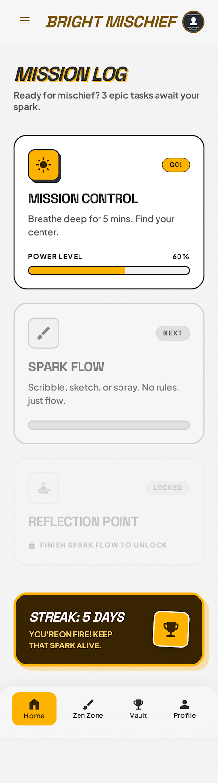 FocusKid daily missions